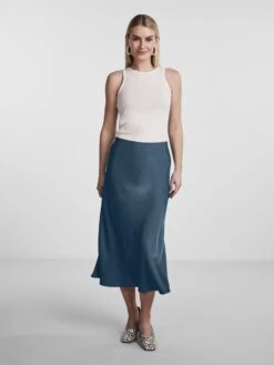 Y.A.S YASPASTELLA MIDDELLANGE ROK -Midi Mooi Winkel 26024213 LegionBlue 005