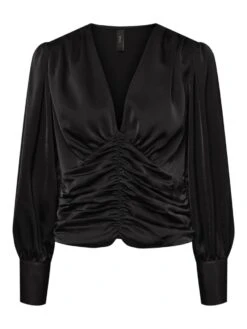 Y.A.S YASPASTELLA BLOUSE 10 Y.A.S YASPASTELLA BLOUSE -Midi Mooi Winkel 26028081 Black 001