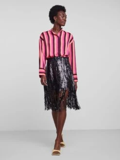 Y.A.S YASFLAPPER MIDDELLANGE ROK 9 Y.A.S YASFLAPPER MIDDELLANGE ROK -Midi Mooi Winkel 26028198 Black 005