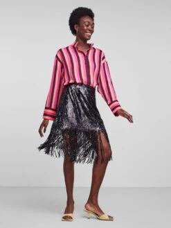 Y.A.S YASFLAPPER MIDDELLANGE ROK 10 Y.A.S YASFLAPPER MIDDELLANGE ROK -Midi Mooi Winkel 26028198 Black 007