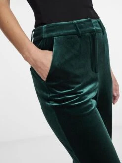 Y.A.S YASVELVA FLARED BROEK -Midi Mooi Winkel 26028480 DeepTeal 006