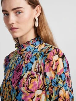 Y.A.S YASBLOSSOM MIDI JURK -Midi Mooi Winkel 26028716 Black 983189 006