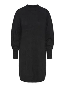 Y.A.S YASJULIETTA GEBREIDE JURK -Midi Mooi Winkel 26029090 Black 001