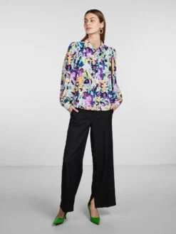 Y.A.S YASANNINA OVERHEMD -Midi Mooi Winkel 26029117 KentuckyBlue 995516 005