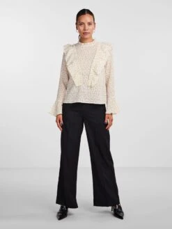 Y.A.S YASVISTO SHIRT MET LANGE MOUWEN 9 Y.A.S YASVISTO SHIRT MET LANGE MOUWEN -Midi Mooi Winkel 26029610 StarWhite 005