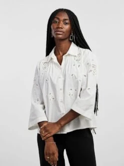 Y.A.S YASWINA SHIRT MET 3/4 MOUWEN