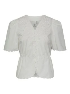 Y.A.S YASCALLIE OVERHEMD 9 Y.A.S YASCALLIE OVERHEMD -Midi Mooi Winkel 26030025 StarWhite 001