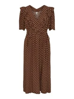 Y.A.S YASDOTTI MIDI JURK 9 Y.A.S YASDOTTI MIDI JURK -Midi Mooi Winkel 26030089 TortoiseShell 1023685 001