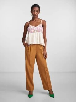 Y.A.S YASMICHELLA MOUWLOZE TOP 8 Y.A.S YASMICHELLA MOUWLOZE TOP -Midi Mooi Winkel 26030158 Birch 005