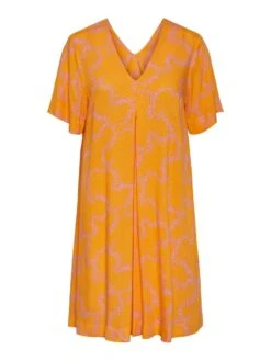 Y.A.S YASMOLEA MIDI JURK 9 Y.A.S YASMOLEA MIDI JURK -Midi Mooi Winkel 26030231 BlazingOrange 1028421 001