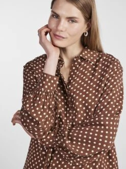 Y.A.S YASDOTTI OVERHEMD 7 Y.A.S YASDOTTI OVERHEMD -Midi Mooi Winkel 26030235 TortoiseShell 1028444 006