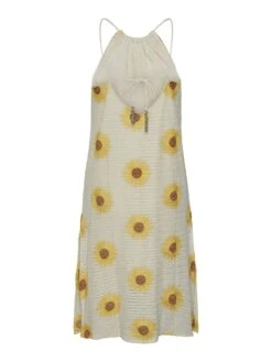 Y.A.S YASSUNFLOWER MINI JURK -Midi Mooi Winkel 26030278 Birch 1030086 002