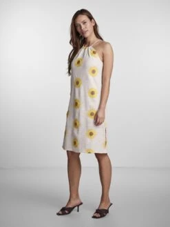 Y.A.S YASSUNFLOWER MINI JURK -Midi Mooi Winkel 26030278 Birch 1030086 005