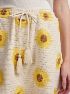 Y.A.S YASSUNFLOWER MINIROK -Midi Mooi Winkel 26030279 Birch 1030091 006