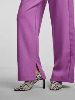 Y.A.S YASAPPY HIGH-WAIST BROEK -Midi Mooi Winkel 26030510 IrisOrchid 006