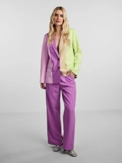 Y.A.S YASAPPY HIGH-WAIST BROEK -Midi Mooi Winkel 26030510 IrisOrchid 007