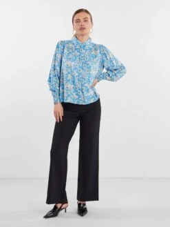 Y.A.S YASBIMLA OVERHEMD 9 Y.A.S YASBIMLA OVERHEMD -Midi Mooi Winkel 26030673 AlaskanBlue 1041443 005