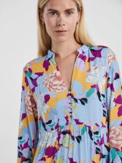 Y.A.S YASPIVOINE JURK -Midi Mooi Winkel 26030679 WarmApricot 1041474 006