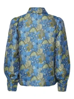 Y.A.S YASMILAN OVERHEMD -Midi Mooi Winkel 26030880 BonnieBlue 002