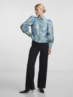 Y.A.S YASMILAN OVERHEMD -Midi Mooi Winkel 26030880 BonnieBlue 005