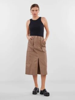 Y.A.S YASCARGI MIDDELLANGE ROK -Midi Mooi Winkel 26030891 Caribou 005