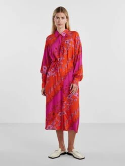 Y.A.S YASSCARLET BLOUSEJURK 9 Y.A.S YASSCARLET BLOUSEJURK -Midi Mooi Winkel 26030930 FlameScarlet 1046642 005