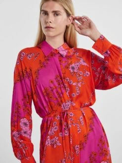 Y.A.S YASSCARLET BLOUSEJURK 8 Y.A.S YASSCARLET BLOUSEJURK -Midi Mooi Winkel 26030930 FlameScarlet 1046642 006