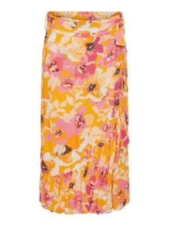 Y.A.S YASSUNRISE WIKKELROK -Midi Mooi Winkel 26031223 OrangePeel 1051981 001