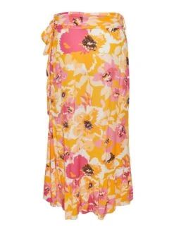 Y.A.S YASSUNRISE WIKKELROK -Midi Mooi Winkel 26031223 OrangePeel 1051981 002