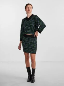 Y.A.S YASCHAPU GEBREIDE ROK 9 Y.A.S YASCHAPU GEBREIDE ROK -Midi Mooi Winkel 26031306 Black 1053596 005