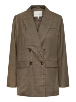 Y.A.S YASKAGGA 7/8 DOUBLE-BREASTED BLAZER 10 Y.A.S YASKAGGA 7/8 DOUBLE-BREASTED BLAZER -Midi Mooi Winkel 26031473 Kangaroo 1058072 001