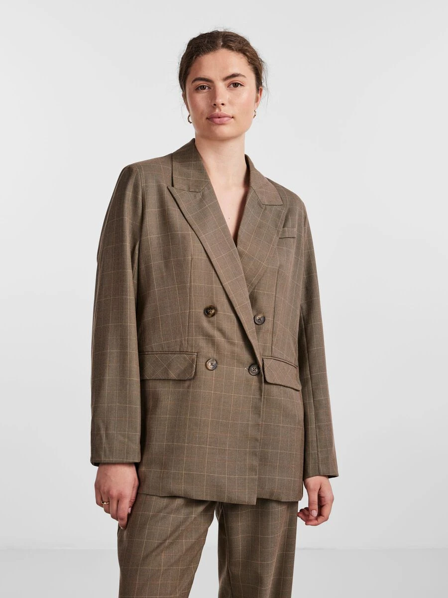 Y.A.S YASKAGGA 7/8 DOUBLE-BREASTED BLAZER 1 Y.A.S YASKAGGA 7/8 DOUBLE-BREASTED BLAZER