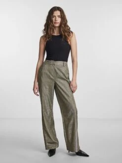 Y.A.S YASSTYLES WIDE LEG BROEK -Midi Mooi Winkel 26031512 GoldColour 1058639 005