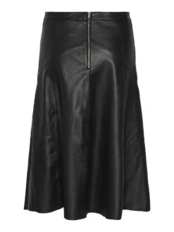 Y.A.S YASHANNAH MIDI LEREN ROK -Midi Mooi Winkel 26031568 Black 002