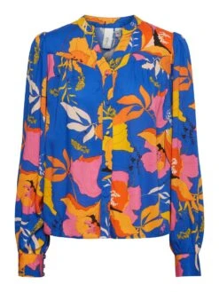 Y.A.S YASELLY OVERHEMD -Midi Mooi Winkel 26031594 DazzlingBlue 1059699 001