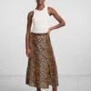 Y.A.S YASLEONORA LUIPAARDPRINT MIDDELLANGE ROK