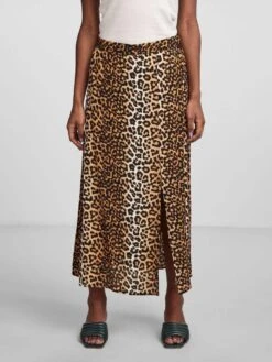 Y.A.S YASLEONORA LUIPAARDPRINT MIDDELLANGE ROK -Midi Mooi Winkel 26031599 Nomad 1059726 005