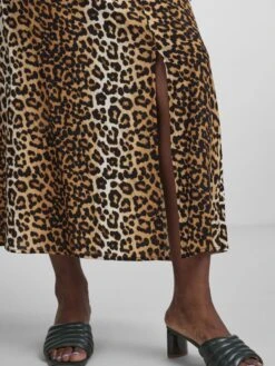 Y.A.S YASLEONORA LUIPAARDPRINT MIDDELLANGE ROK -Midi Mooi Winkel 26031599 Nomad 1059726 006
