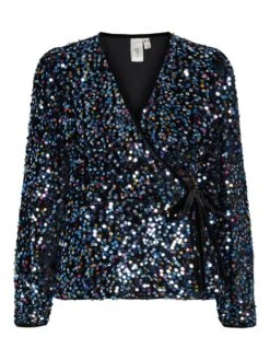 Y.A.S YASKILLO WIKKELTOP -Midi Mooi Winkel 26031699 Black 1060726 001