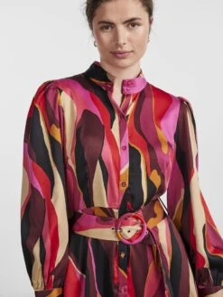 Y.A.S YASFIGANA MIDI BLOUSEJURK 8 Y.A.S YASFIGANA MIDI BLOUSEJURK -Midi Mooi Winkel 26031727 RoseViolet 1061067 006