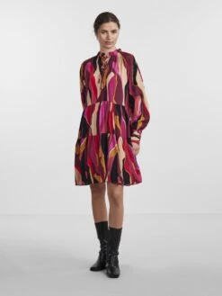 Y.A.S YASFIGANA MINI JURK -Midi Mooi Winkel 26031730 RoseViolet 1061065 005