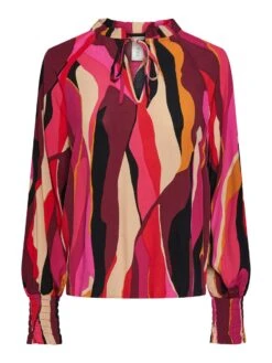 Y.A.S YASFIGANA TOP MET LANGE MOUWEN 10 Y.A.S YASFIGANA TOP MET LANGE MOUWEN -Midi Mooi Winkel 26031731 RoseViolet 1061069 001