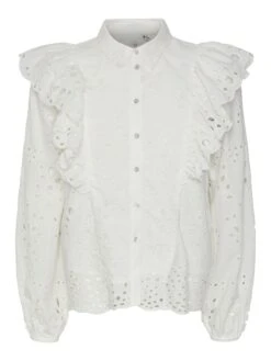 Y.A.S YASMIE OVERHEMD 10 Y.A.S YASMIE OVERHEMD -Midi Mooi Winkel 26031741 BrightWhite 001