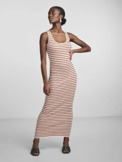 Y.A.S YASPEPERGRINE MAXI JURK -Midi Mooi Winkel 26031937 Birch 005