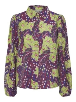 Y.A.S YASEMILI OVERHEMD 10 Y.A.S YASEMILI OVERHEMD -Midi Mooi Winkel 26031979 Amaranth 1068976 001