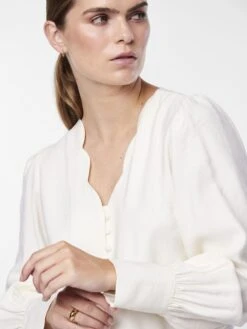 Y.A.S YASLENZO OVERHEMD -Midi Mooi Winkel 26032040 StarWhite 006