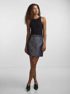 Y.A.S YASALTA MINIROK -Midi Mooi Winkel 26032042 Black 1069526 005