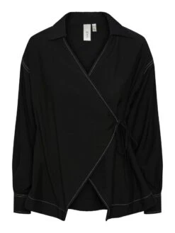Y.A.S YASLANA WIKKELTOP -Midi Mooi Winkel 26032142 Black 001