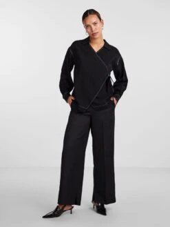 Y.A.S YASLANA WIKKELTOP -Midi Mooi Winkel 26032142 Black 005