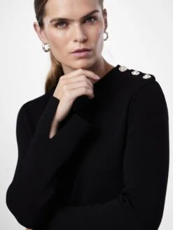 Y.A.S YASDIMA MINI JURK -Midi Mooi Winkel 26032190 Black 006